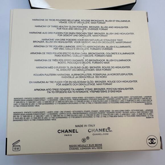 Chanel LES BEIGES Healthy Glow Sun-Kissed Powder LIGHT CORAL Bronzer Blush Trio - Picture 10 of 12